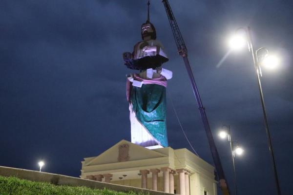 San Judas Tadeo ya vigila todo Badiraguato desde el mirador