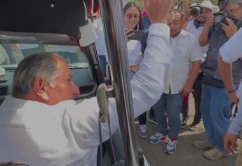 Adán Augusto López llega a Mazatlán para su gira por Sinaloa