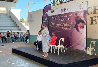 Gobierno de Mazatlán entrega 500 mil pesos en apoyo a personas con discapacidad