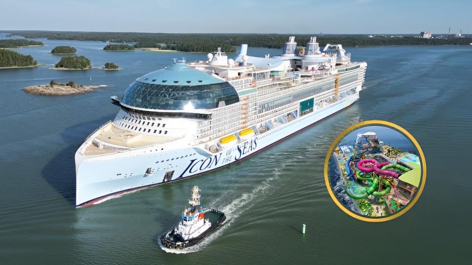 Icon of the Seas, el crucero más grande del mundo ya está listo para surcar los mares | VIDEO