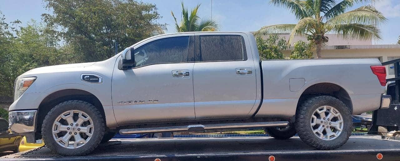 Policía Estatal recupera en Culiacán camioneta con reporte de robo es Arizona, Estados Unidos