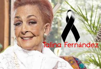 Fallece Talina Fernández a los 78 años de edad