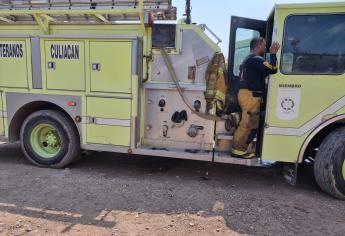 Se incendia casa con «cacharros» en la colonia Emiliano Zapata, Culiacán