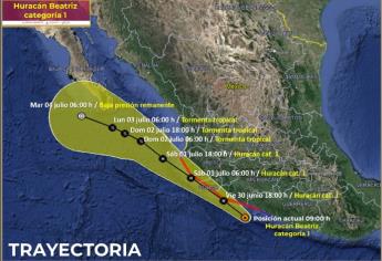 «Beatriz» se intensifica a huracán en el Pacífico, aquí su trayectoria | EN VIVO