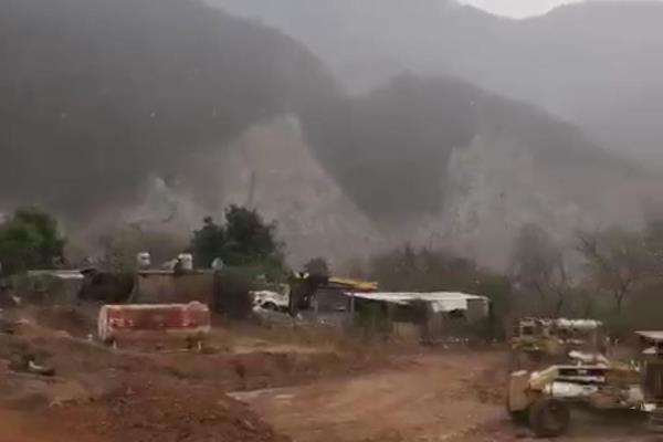 Llovizna en San Ignacio dentro de la zona de Los Brasiles