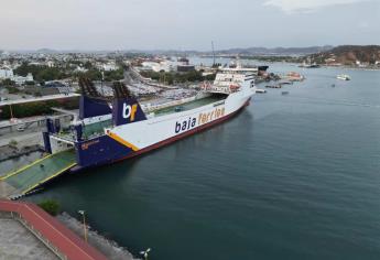 México Star, el ferri que se reincorpora a la ruta Mazatlán - La Paz