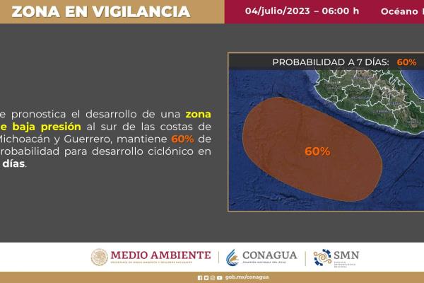 El Sistema Meteorológico Nacional vigila la posible formación de un nuevo ciclón