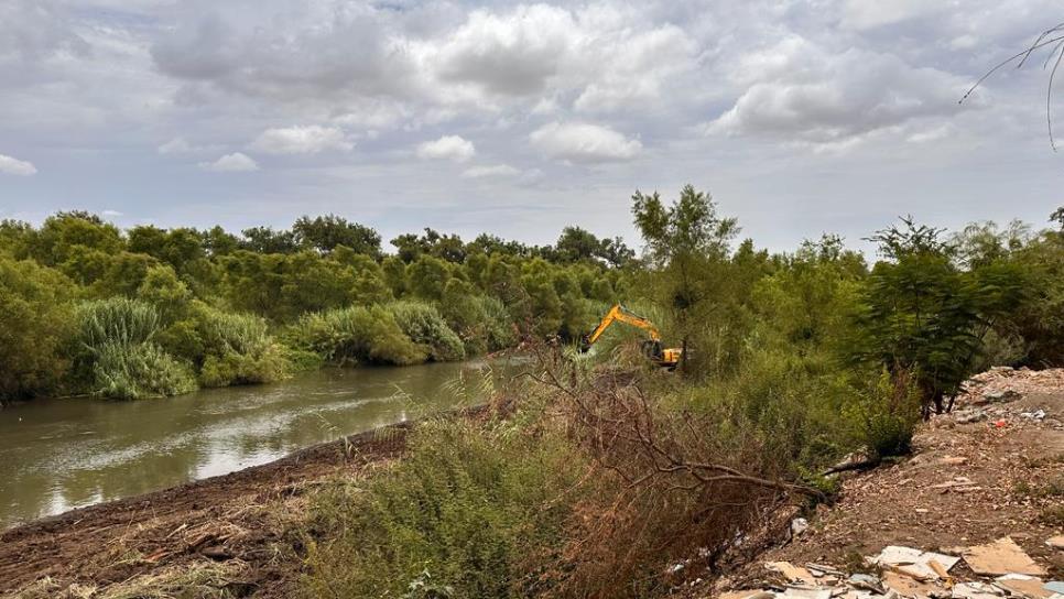 Limpian el río Sinaloa par aprevenir inundaciones en Guasave