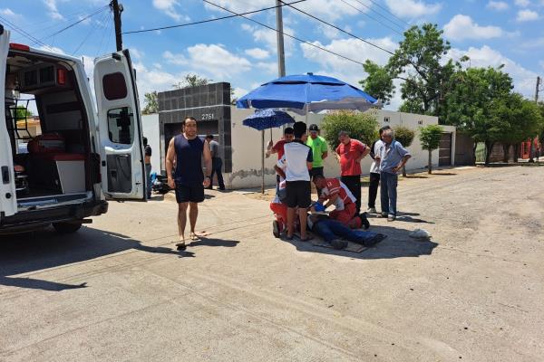 Ramiro repartía comida y lo atropellan en la colonia Humaya, en Culiacán