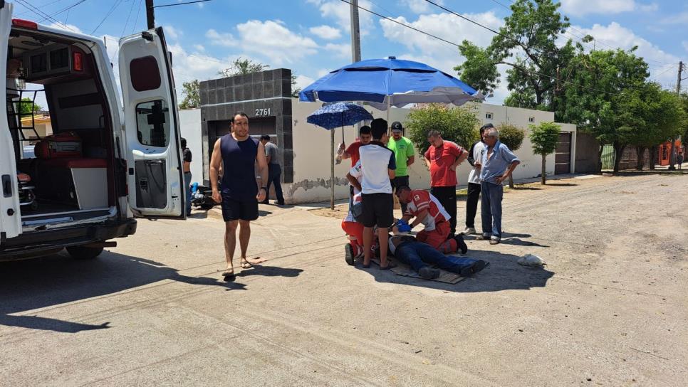 Ramiro repartía comida y lo atropellan en la colonia Humaya, en Culiacán