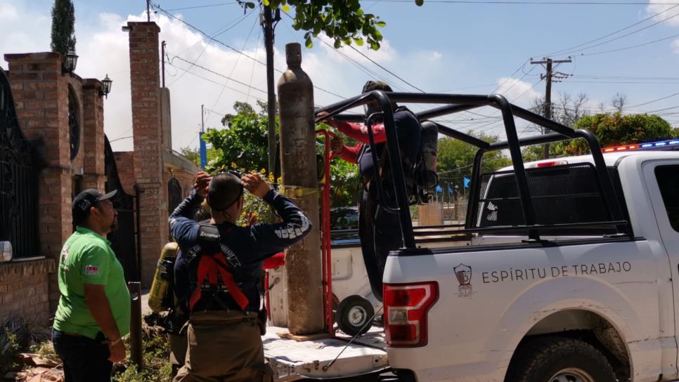 Familia de Los Mochis guardó en su casa por 12 años un tanque de químico mortal ¡Sin saberlo!