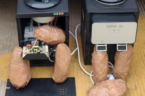 Guardia Nacional detecta droga en una paquetería de Culiacán 