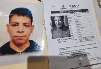 «Salió a comprar un pan dulce y no regresó»; buscan a Carlos en Mazatlán; salió de su casa en Durango