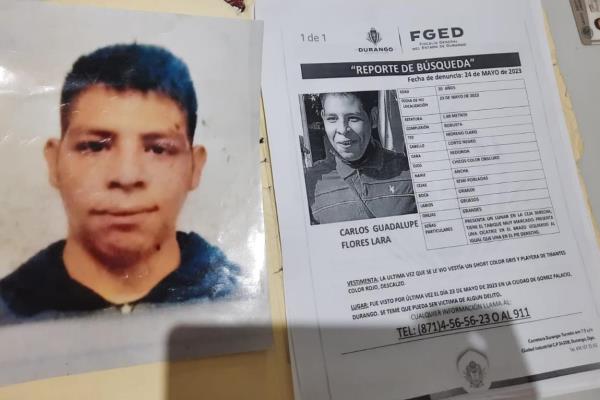 «Salió a comprar un pan dulce y no regresó»; buscan a Carlos en Mazatlán; salió de su casa en Durango