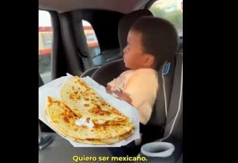 Niño africano hace berrinche porque quiere ser mexicano ¡Ama las quesadillas!