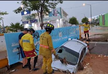 ¡Precaución! Hay 10 calles cerradas en Mazatlán por las fuertes lluvias: Protección civil 