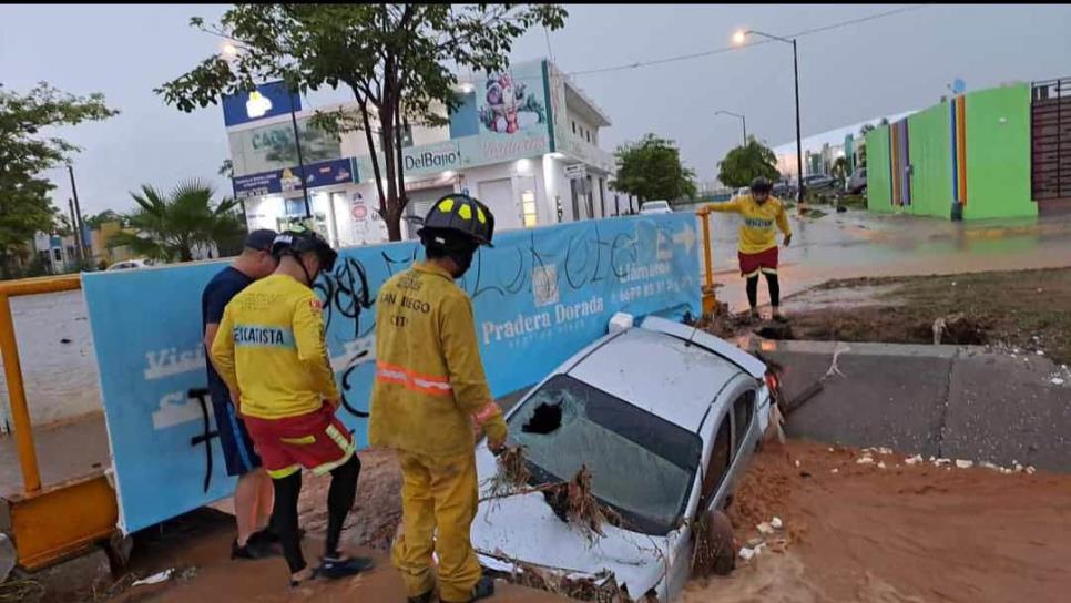 ¡Precaución! Hay 10 calles cerradas en Mazatlán por las fuertes lluvias: Protección civil 