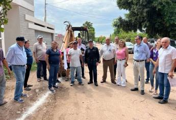 Inicia obra de agua potable en el fraccionamiento San Francisco, en Los Mochis