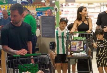 ¡Como en Ley! Captan a Lionel Messi en un supermercado de Miami