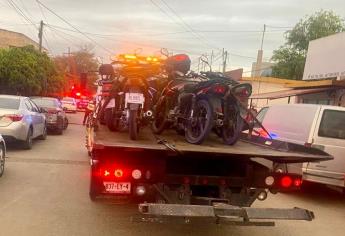 Tras operativo decomisan 38 motocicletas en Eldorado