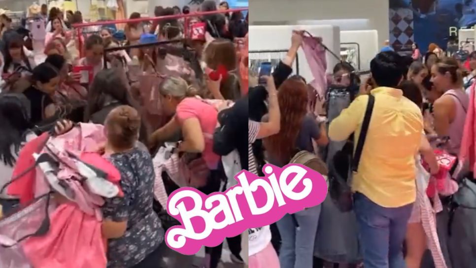 Se pelean por colección de Barbie en famosa tienda de ropa en México