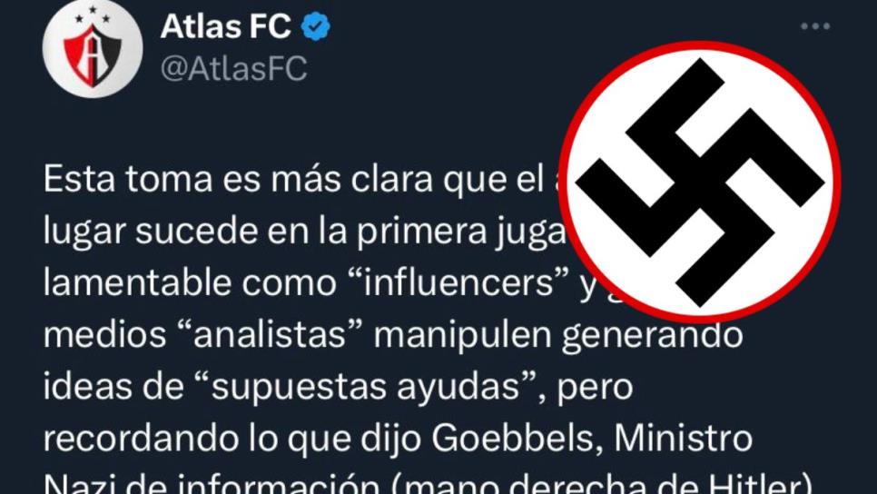 Cuenta oficial del Atlas cita a un general Nazi en su cuenta de Twitter