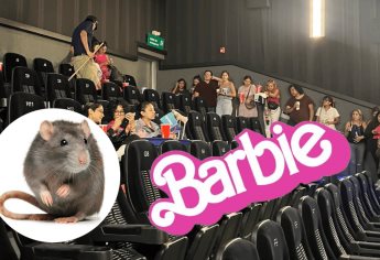 Barbie: rata ingresa a la sala de cine y paraliza la función | VIDEO