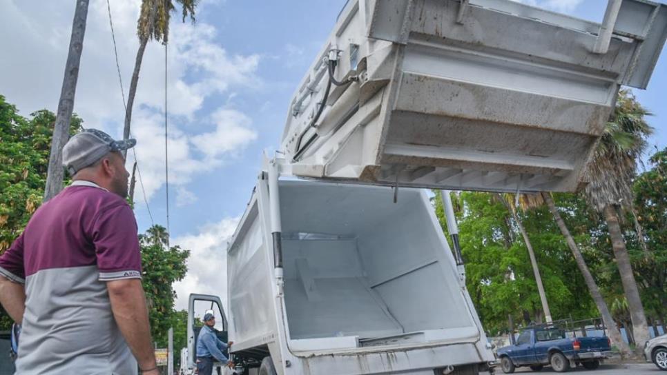 Nuevos camiones recolectores de basura reforzarán rutas el fin de semana en Ahome