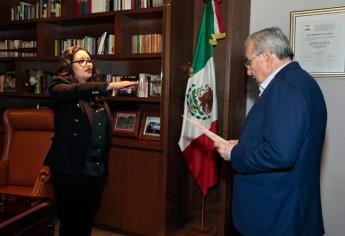 Rocha Moya nombra a Karina Calderón como titular de la Comisión Estatal de Búsqueda de Personas