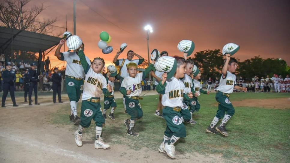 Inauguran Torneo Nacional de Ligas Pañalitos en Los Mochis