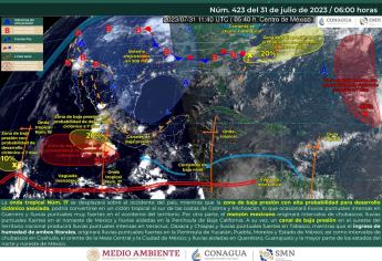 «Dora» y «Eugene», bajo vigilancia la formación de dos huracanes en el Pacífico