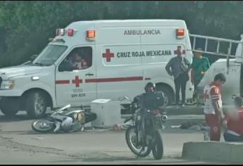 Camión de gas choca a un motociclista en Mazatlán