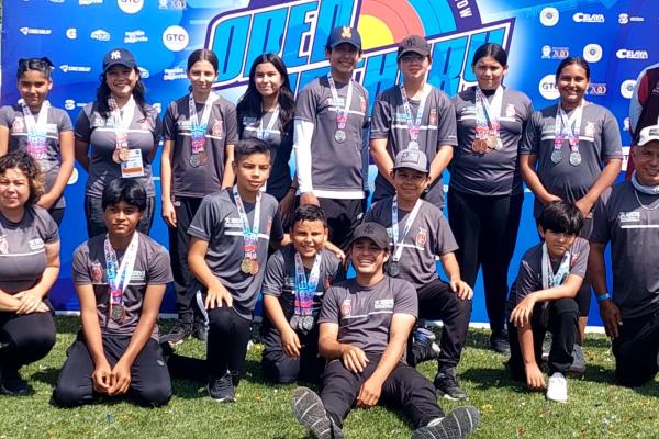 Obtienen sinaloenses 39 medallas en Nacional Infantil de Tiro con Arco