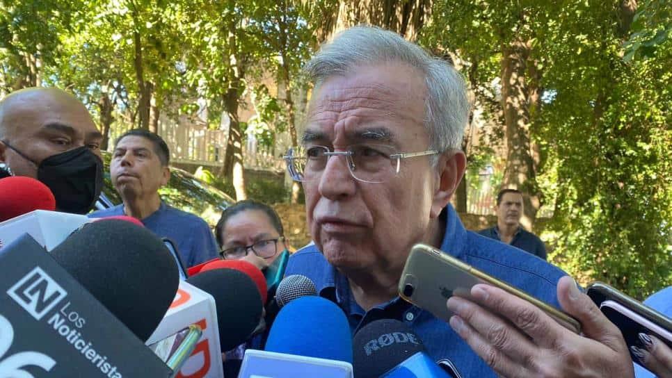 «Estamos bien», asegura el Gobernador de Sinaloa tras asesinato del «R18»