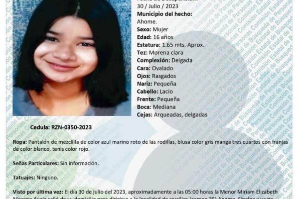 Descartan secuestro por Alerta Amber de menor en Los Mochis