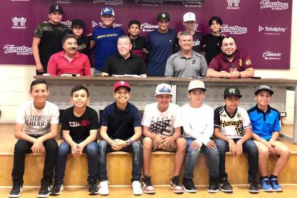 Tomateros anuncia su equipo infantil para el campeonato de LAMP