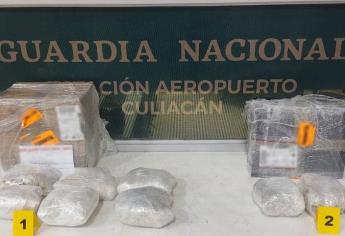 Guardia Nacional localiza varios kilos de cristal en una paquetería de Culiacán