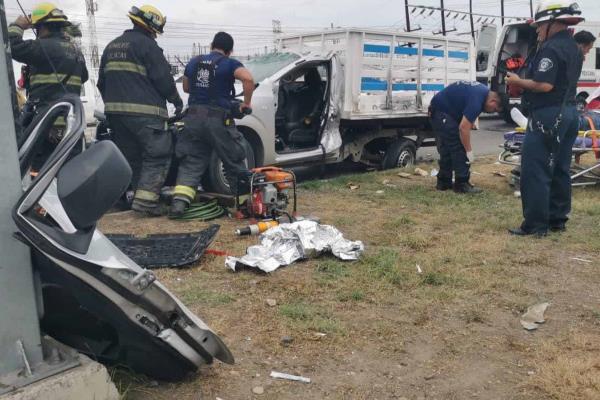 Encontronazo deja una persona lesionada en Culiacán