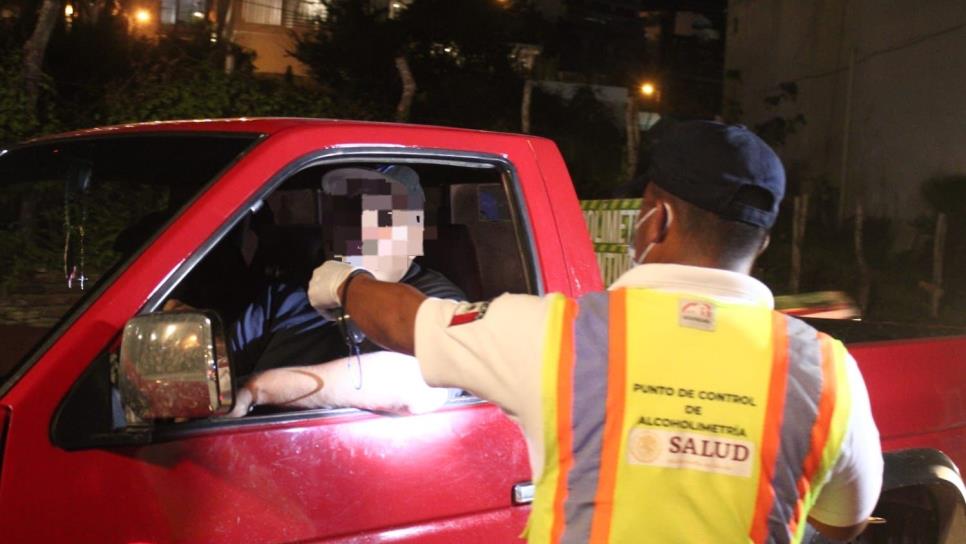 Sanciona a 26 conductores en el alcoholímetro en Mazatlán, uno más fue llevado a celdas