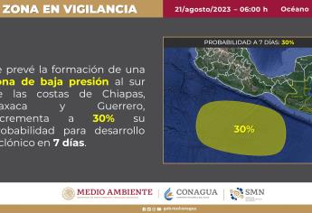 Puede estarse formando un nuevo ciclón al sur de México