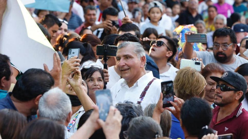 Adán Augusto López cierra asambleas este miércoles Culiacán