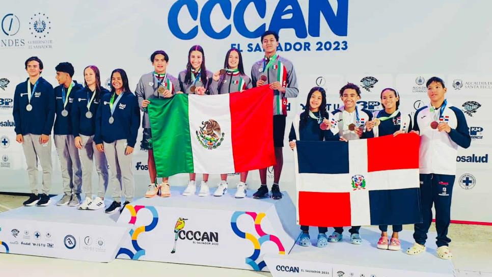 Hermanas de Los Mochis imponen nuevos récords mundiales de natación en El Salvador