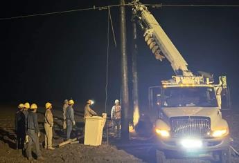 Habitantes de Navolato denuncian que tienen más de 12 horas sin luz