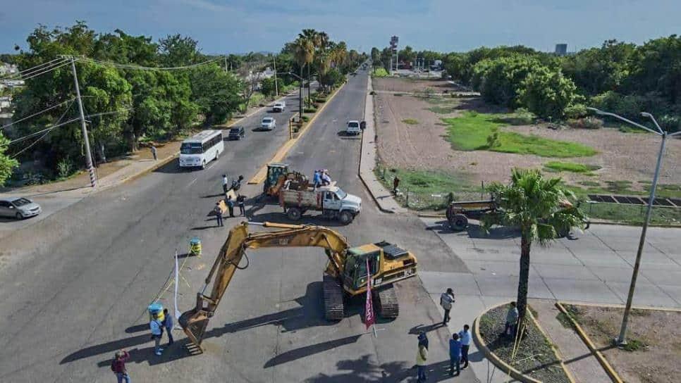 Obra del bulevar Rosales de Los Mochis estaría lista en 4 meses