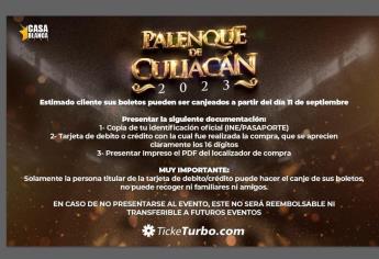 Palenque de Culiacán: ¿Compraste los boletos en línea? Esto debes saber