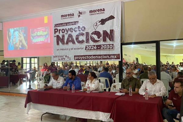Cierra filas Morena en Mazatlán previo a la consulta para elegir al candidato a la presidencia