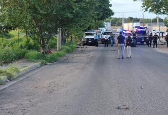 Arrojan un cadáver por el bulevar Geovanny Zamudio en Culiacán