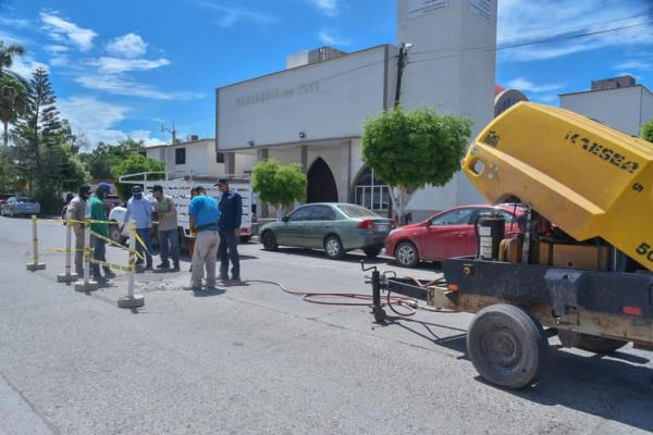 Se abre socavón en Los Mochis; entérate en qué sector