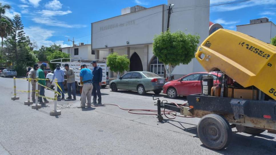 Se abre socavón en Los Mochis; entérate en qué sector