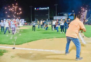 Inicia Liga Municipal Chevron de Softbol en Ahome